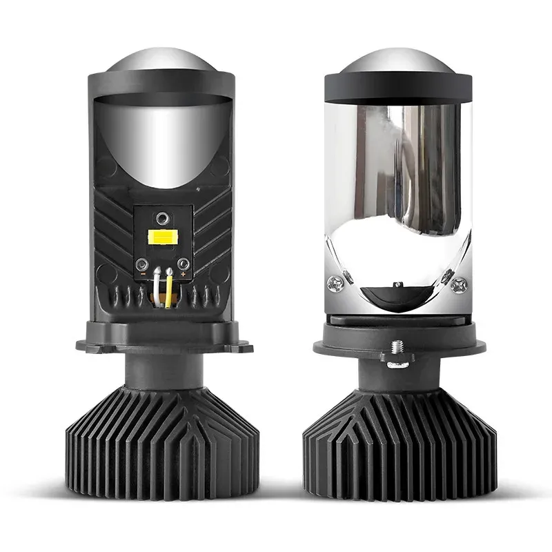 Y6 turbo lüfter h4 led scheinwerfer auto h4 mini projektor objektiv 6000k super helle 20000lm hi lo strahl lampe led lichter auto licht lampe