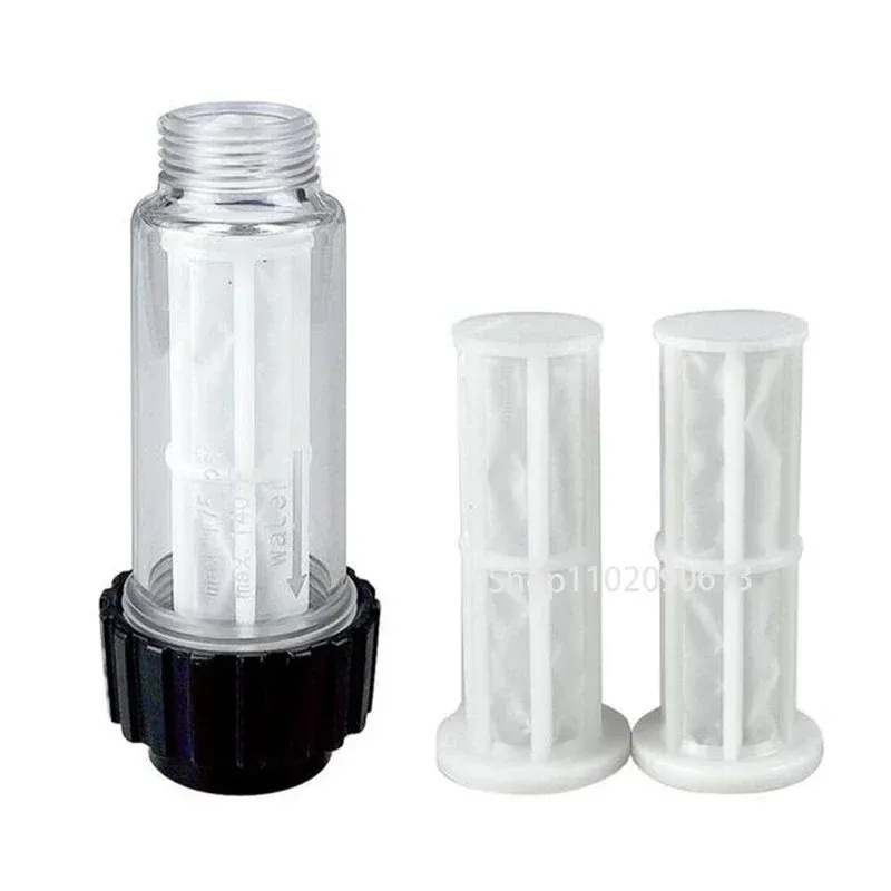 Hochdruckreiniger-Wasserfilter für Karcher K2 K3 K4 K5 K6 K7 G 3/4'' Wasserfilter mit 2 Filterkernen für Lavor für Nilfisk