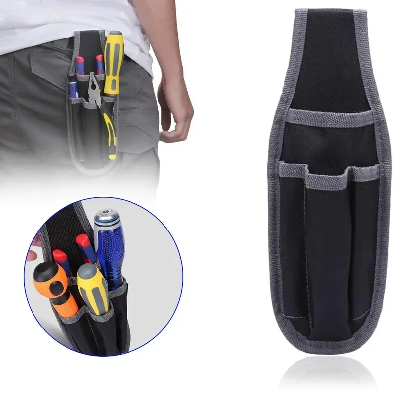 Kleine tragbare Hüft-Werkzeugtaschen, Taillen-Gadget-Beutel, Tasche für Elektriker-Hardware-Werkzeuge, langlebiges Multifunktions-Toolkit aus Polyestergewebe