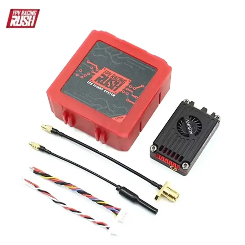 RUSH TANK MAX SOLO VTX 2,5 W Hochleistungs-VTX 48-Kanal-Videosender mit CNC-Gehäuse für RC FPV Long Range Starrflügel