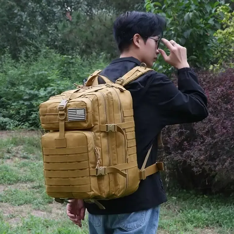 Unisex verstellbarer Wanderrucksack mit Schultergurten, Reißverschluss, Reisen, Sport, Camping, Bergsteigen, Radfahren, Outdoor, Folda