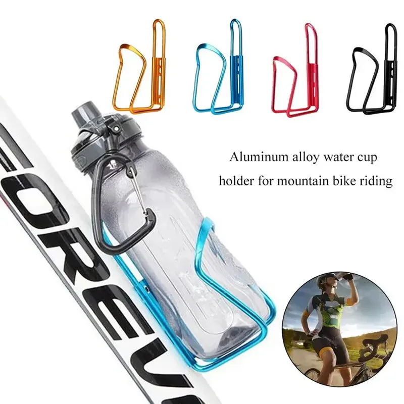 Fahrradflaschenhalter aus Aluminiumlegierung, leicht, universell, für Rennrad, Mountainbike, Wasserflaschenhalterung