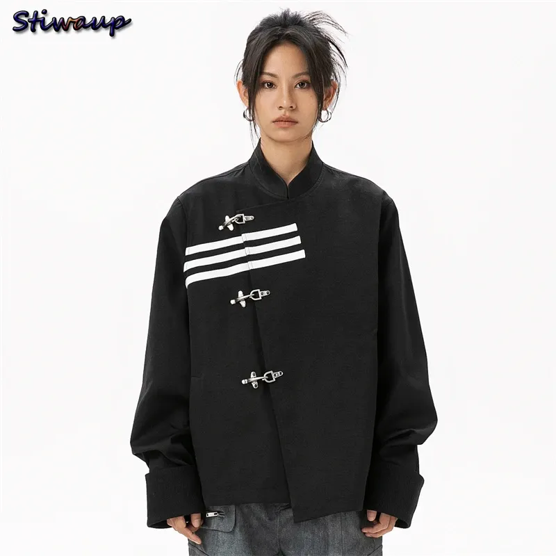 Hochwertige Damen Blazer Jacke im chinesischen Stil Damen Overs ize Mode Damen bekleidung Trend 2024 neu in Außen kleidung