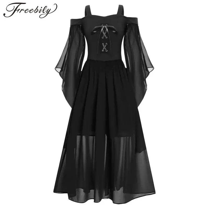 Kinder Mädchen Renaissance gotische Hexe Kleid mittelalter liche Vintage viktoria nischen Korsett Kleid Halloween Cosplay Robe Kleid Kostüm verkleiden