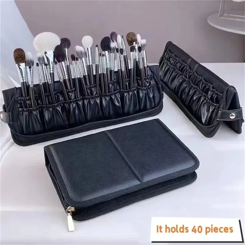 Frauen faltbare Make-up Pinsel Tasche Veranstalter weibliche Reise kosmetische Toiletten artikel Fall für Beauty-Tools Wasch zubehör Beutel