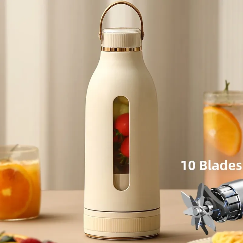 400ML Tragbare Multifunktions Entsafter USB Schnelle Wiederaufladbare Mixer Frische Obst Grinder Elektrische Mixer Tasse Shakes Smoothie Maker