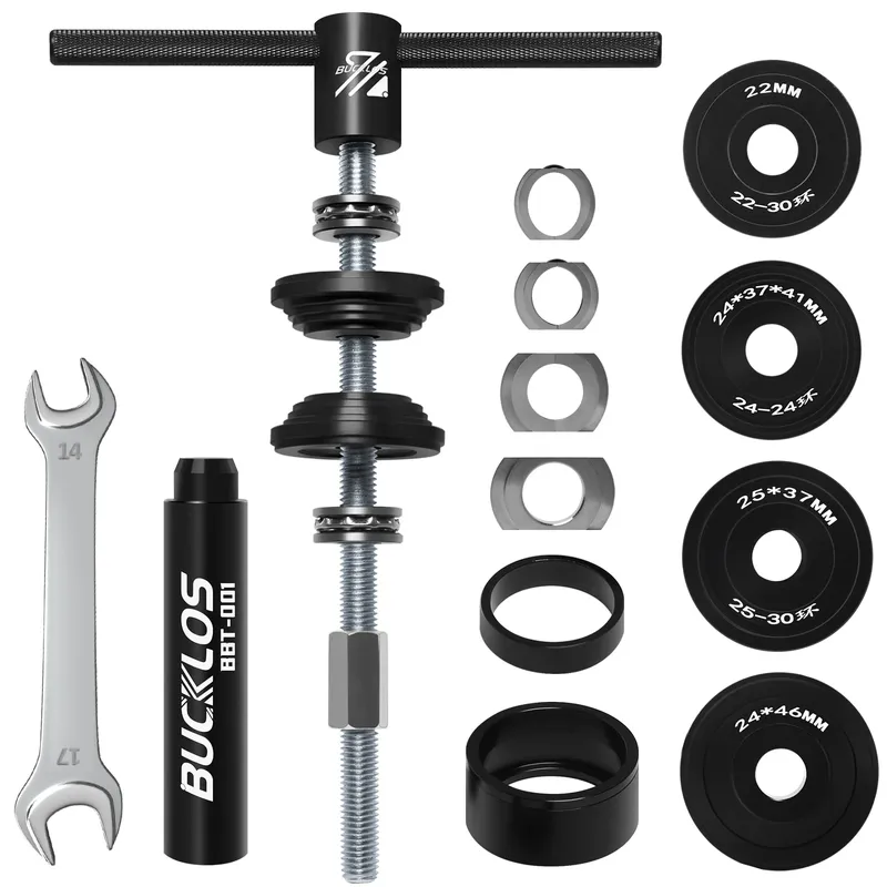 BUCKLOS Fahrradlager Extractor Installationswerkzeug Fahrradräder/Nabe Tretlager Press Set BB Achse Soft Tail Rahmen Reparatursatz