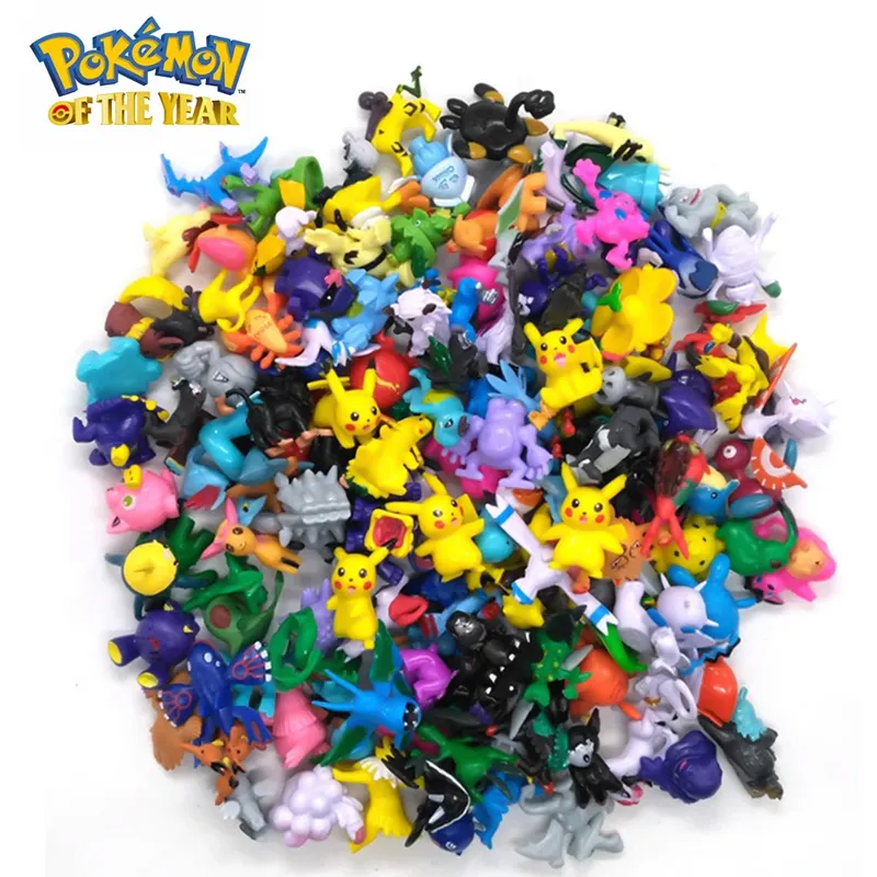 24-144 pcs Pokemon Action figur 2-3cm nicht wiederholen Mini-Figuren Modell Spielzeug Pikachu Anime Kinder sammeln Puppen Geburtstags geschenke