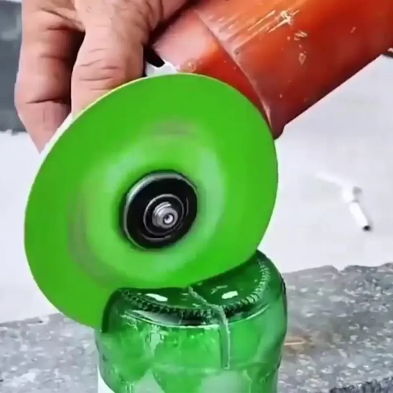 Glastrennscheibe Diamant 100 mm Marmorsäge Keramikfliesen Jade Kristall Weinflaschen Schleifen Anfasen Glasschneidewerkzeug 3/1 Stück