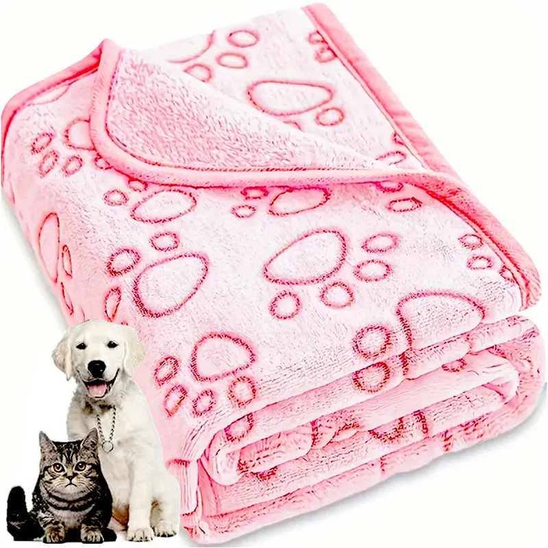 Weiche flauschige hochwertige Haustier decke niedliche Pfoten abdruck Hunde decke Haustier matte warme und bequeme Decke für Katzen hunde - 4.42 EUR