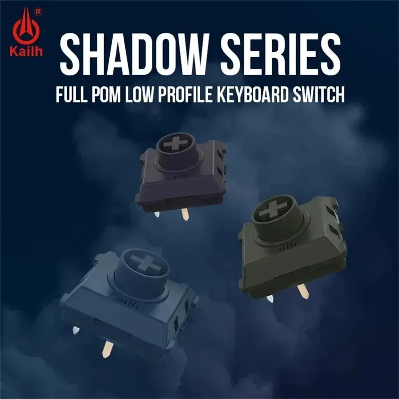 Kailh Low Profile Switches 1353 Phantom Ghost Wizard Linear Clicky Tactile Switch für mechanische Tastatur KIT DIY Full POM