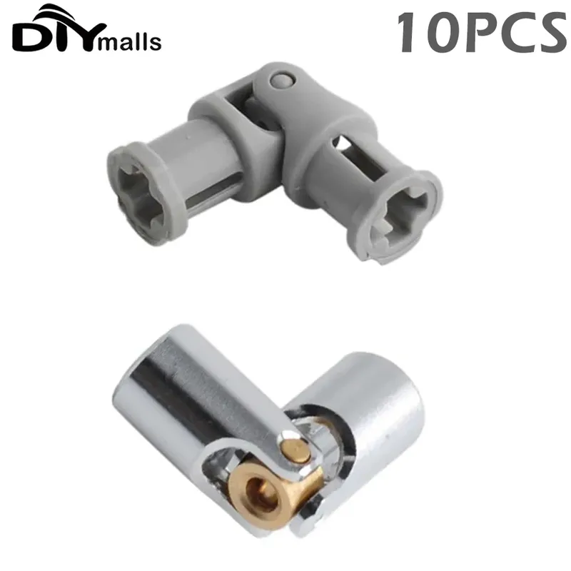 10PCS Kunststoff Universalgelenk Metall Universalgelenk 3L MOC Power Funktionen 61903 Welle Kompatibel Mit Legoeds Ziegel - 2.86 EUR