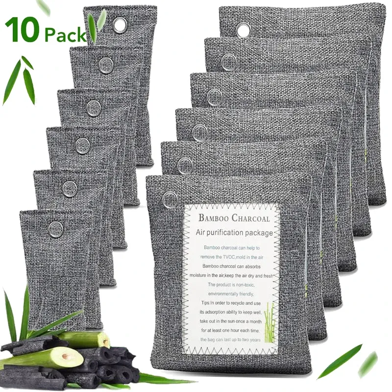 Bambus Holzkohle Beutel Geruch absorbieren Auto nach Hause entfernen Formaldehyd Aktivkohle Beutel Geschmacks entfernung Luft reiniger Schuhe Carbon Beutel