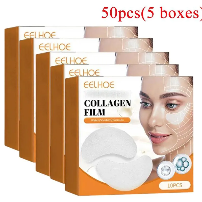5 BOXEN Kollagenlösliche Pflaster Film Anti-Falten Entfernen Augenringe Gesichtsmaske Feuchtigkeitsspendende Lifting Straffende Haut Augenpflege
