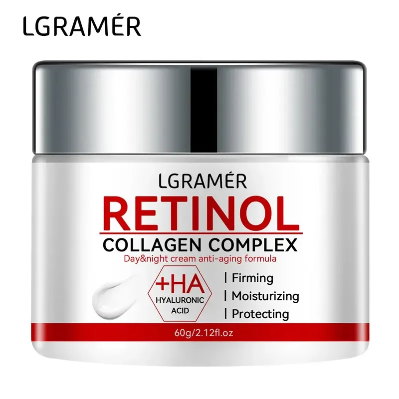 Retinol Lifting Firming Cream Collagen Glatte Falten Gesichtscreme für Feuchtigkeitscreme, Aufhellung, Aufhellung der Haut
