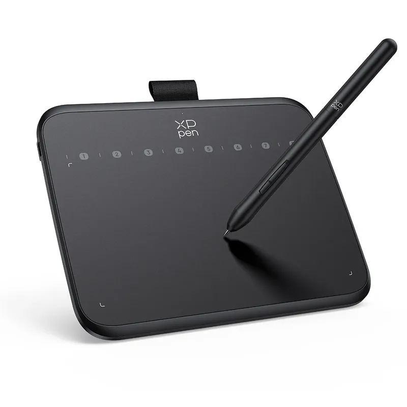 Xppen deco 640 grafik stift tablett 16384 druck niveau 60 ° neigung unterstützung 8 kürzel schlüssel für pc android spiel osu