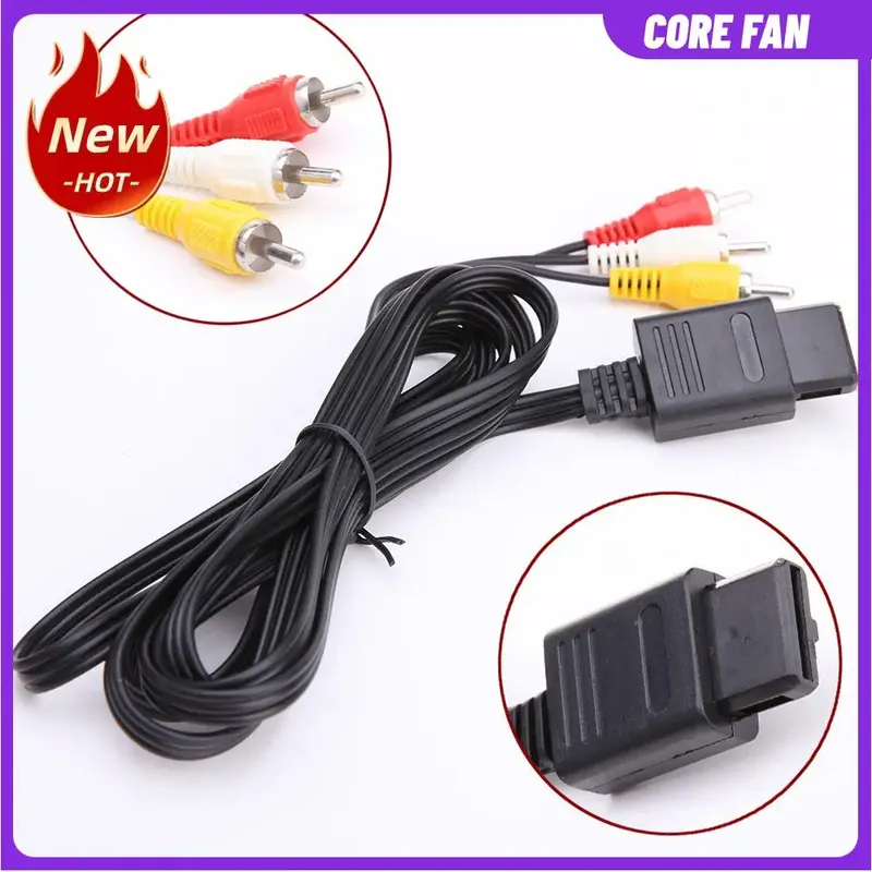 Av audio video a/v tv kabel kabel für nintendo 64 n64 gamecube ngc snes sfc spielkonsole verbindungs leitung