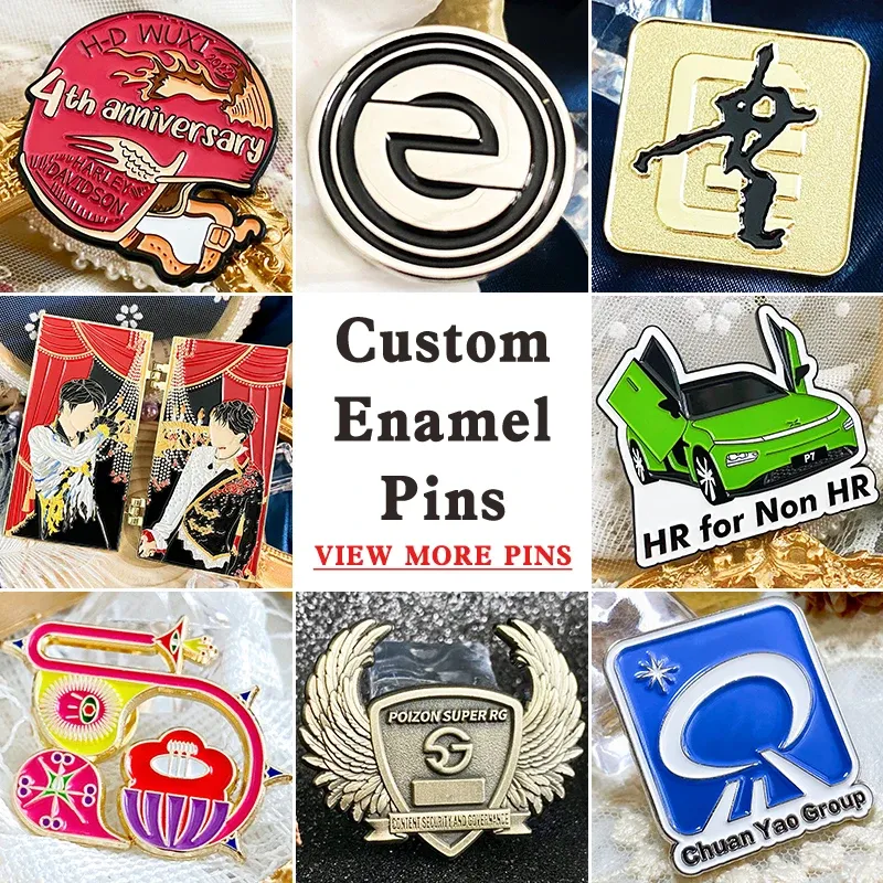 [Minimum 10 stücke] Custom Enamel Pin benutzer definierte Emaille Pin Revers Absolvent DIY Brosche Münze Anime Emblem machen Abzeichen Manschetten knopf zurück Karte personal isierte Krawatten klammer