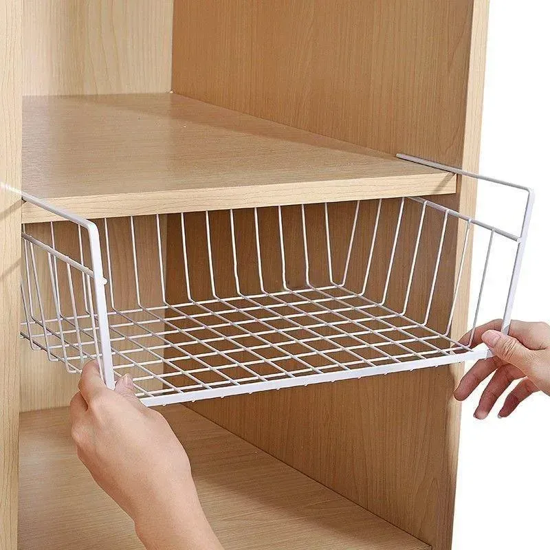 Mehrzweck schrank Aufbewahrung skorb Hänge korb Veranstalter Metall Hänge korb für Küchen schränke und Schreibtische