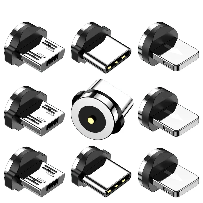 McGiLLon Magnetkabel Micro USB Typ C Schnellladekabel für iPhone Xiaomi Android Handy Ladegerät Magnet USB Kabel
