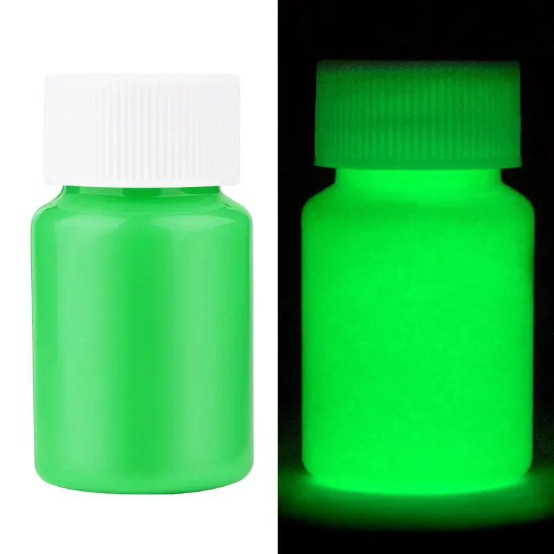 20/30g Fluoreszierendes Pigment Langlebige Leuchtfarben Auto Glow Glow In Dark Acrylfarben Für Kunstwerk Partyzubehör