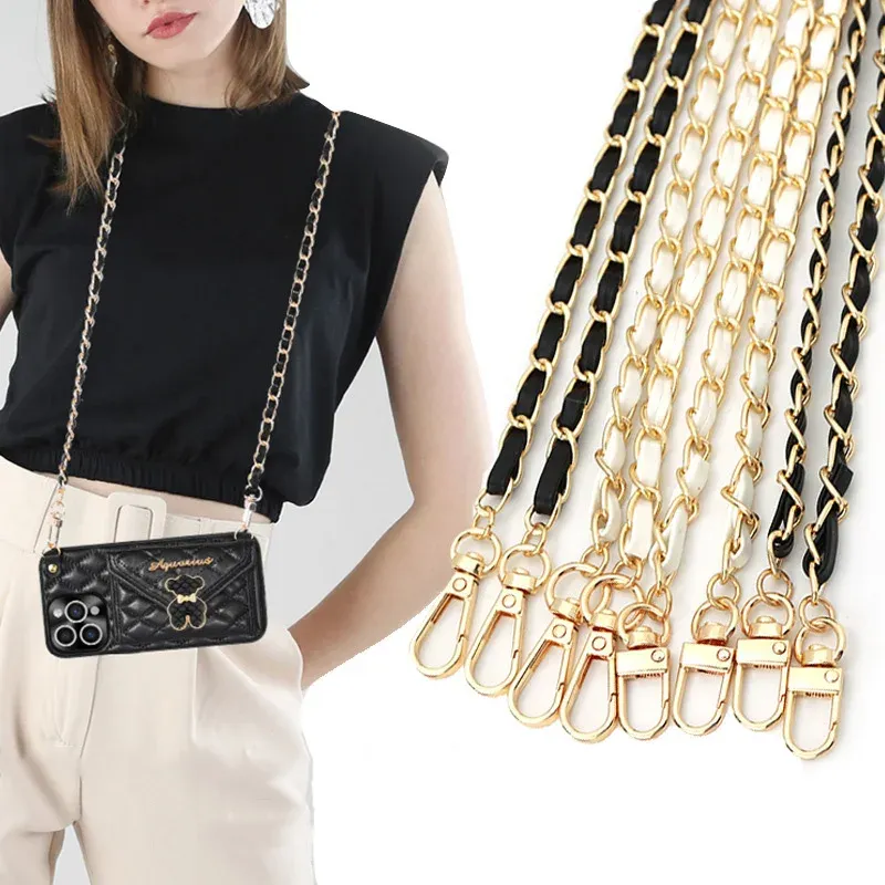 120 cm Geldbörse Kette Riemen Umhängetasche Handtasche Ketten Ersatz Leder Schulter Tasche Kette Riemen Diy Frauen Mädchen Tasche Teil Zubehör