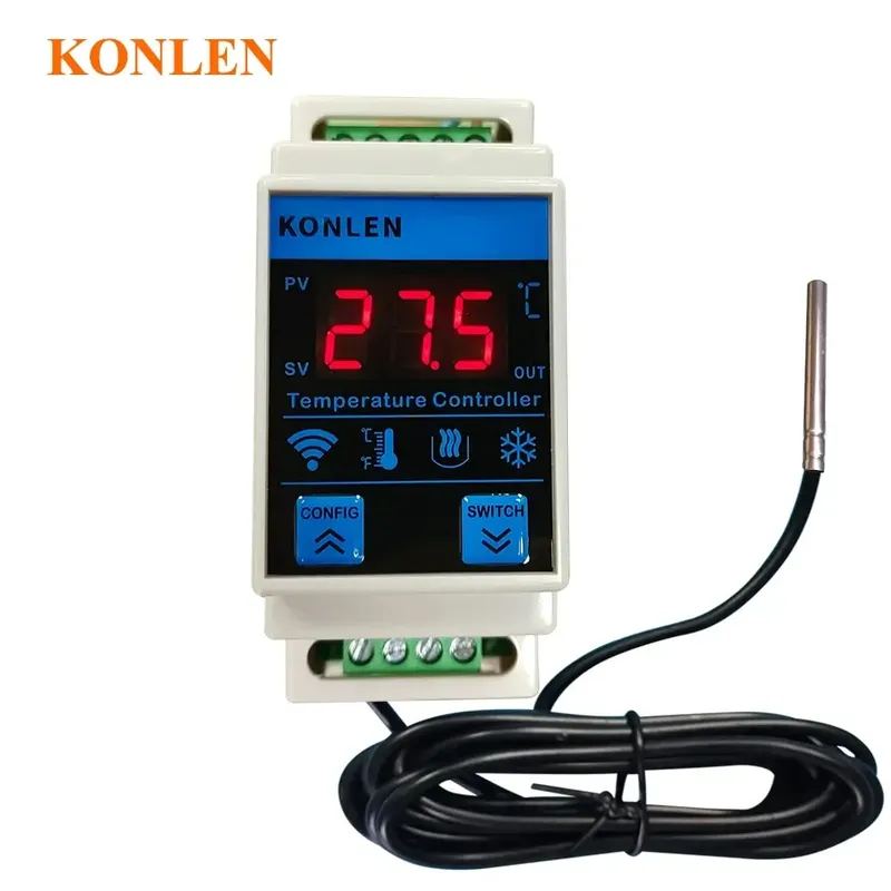 Tuya WIFI Temperatur Sensor Thermometer Controller Gefrierschrank Kühlschrank Heizung Thermostat Smart Leben Aquarium Inkubator Temp Logger