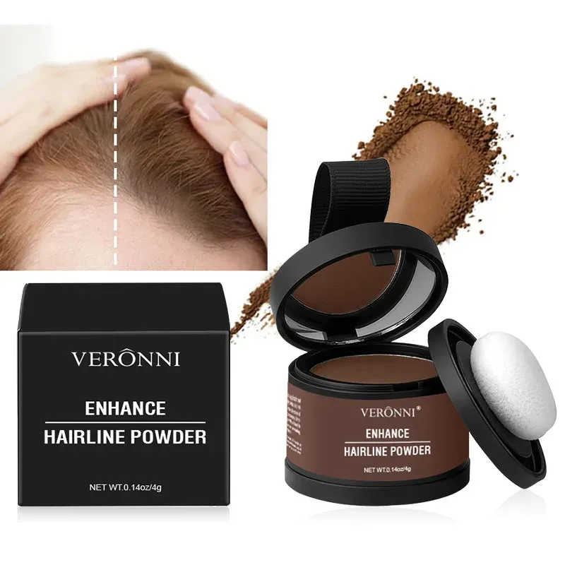 Haaransatz-Puder verbergt sofort die Haarwurzel. Touch-Haarpuder für dünner werdendes Haar für Frauen und Männer, Haaransatz-Schatten-Puder-Make-up