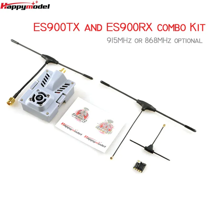 HappyModel ES900TX ES900RX 915 MHz 868 MHz ExpressLRS ELRS RF Modul Empfänger Set für RC Flugzeug FPV Long Range Drone DIY Teile