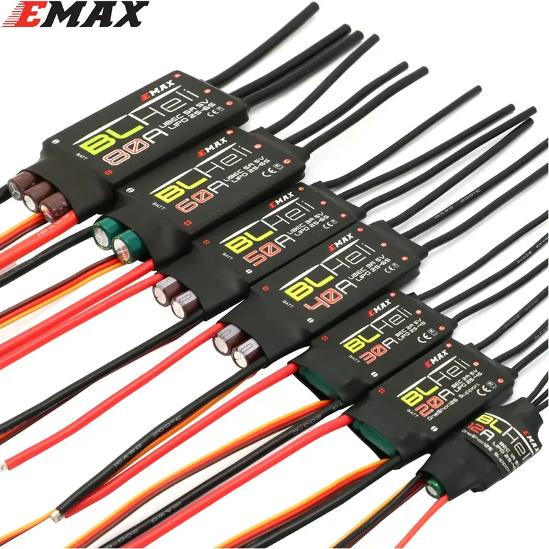 EMAX BLHeli 80A 60A 50A 40A 30A 20A 12A ESC für RC Multirotor Flugzeug Starrflügel FPV Racing Drone QAV250 QAV210 DIY Teile