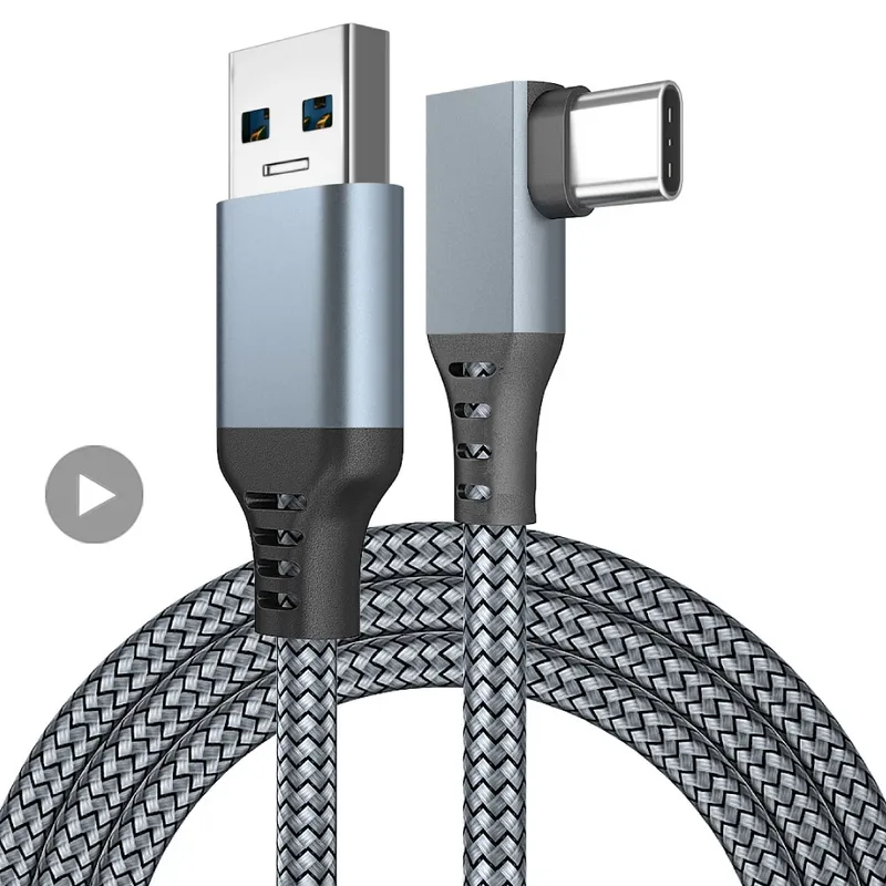 Zubehör für Oculus Quest 2 Quest 2 Kabel Link Smart 3D Virtual Reality VR Brille USB A zu Typ C 3 5M Headset Oculis Helm