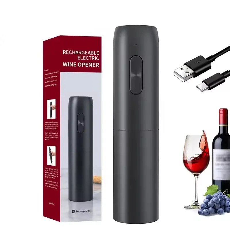 Elektrischer Weinflaschen öffner automatischer Rotwein korkenzieher Wein öffner wiederauf ladbar mit Lade basis Wein werkzeuge Küchen produkte