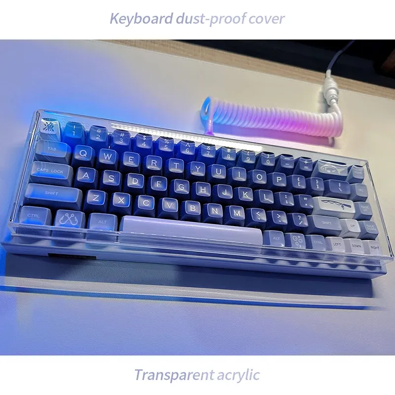 Acryl Tastatur klar Schutzhülle mechanische Tastatur Staubs chutz für 60/96 Tasten Maus abdeckung Tastatur abdeckung