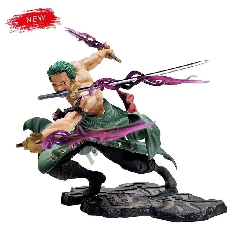 Hot One Piece 10 cm Anime Figur GK Roronoa Zoro Drei-klinge Sa-maximum Manga Anime Statue action Figure Sammlung Modell Kind Spielzeug