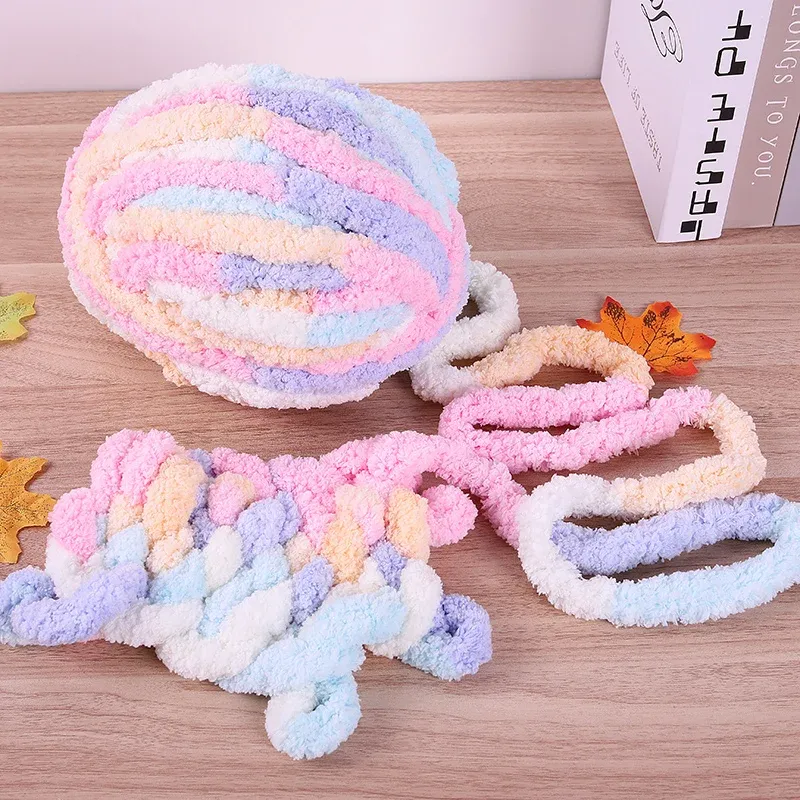 250 g extra dicke Eisgarndecke, handgestricktes DIY-Garn, große Dicke, Chenille-Kissen, Haustierbettgarn, isländische Schal, Mütze, Stricknadel, eng anliegender weicher, extra dicker Garnball, 1 Stück = 250 Gramm = 250 Gramm