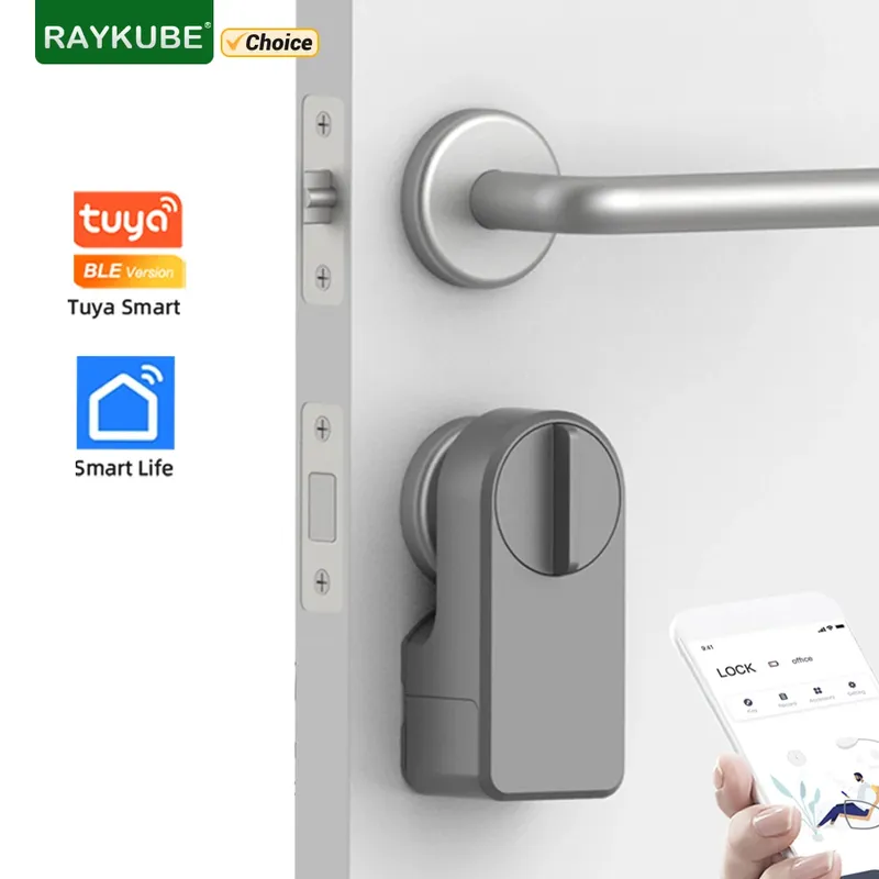 A1 Pro Bluetooth Smart Türschloss Tuya APP Fernbedienung Keyless Entsperren Smart Life Zylinder DIY Einfache Installation