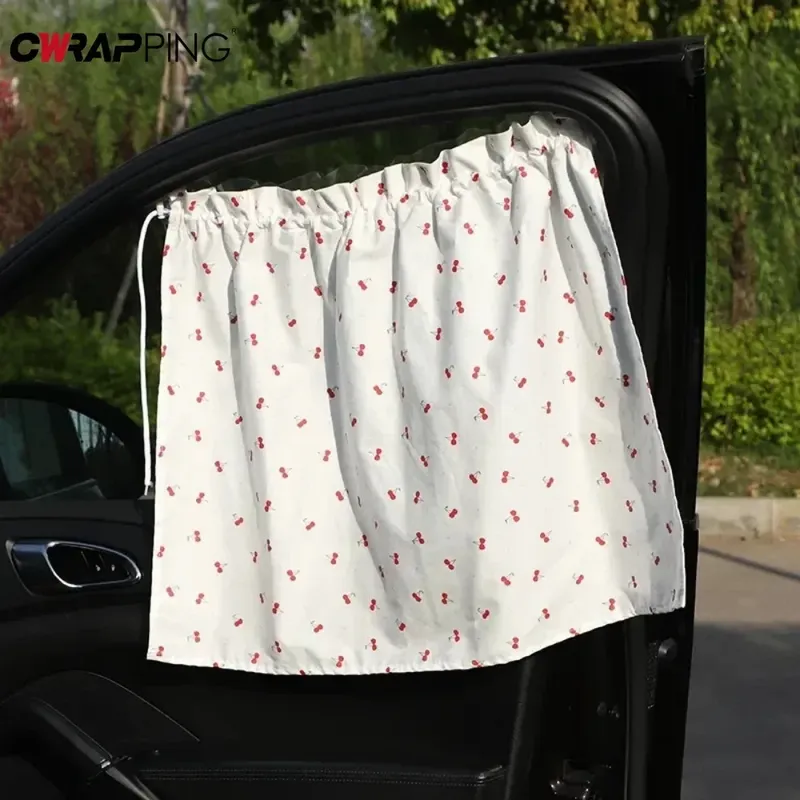 Saugnapf-Vorhang im Autofenster, Sonnenschutz-Abdeckung, Cartoon-Universal-Seitenfenster-Sonnenschutz, UV-Schutz für Kinder, Babys und Kinder