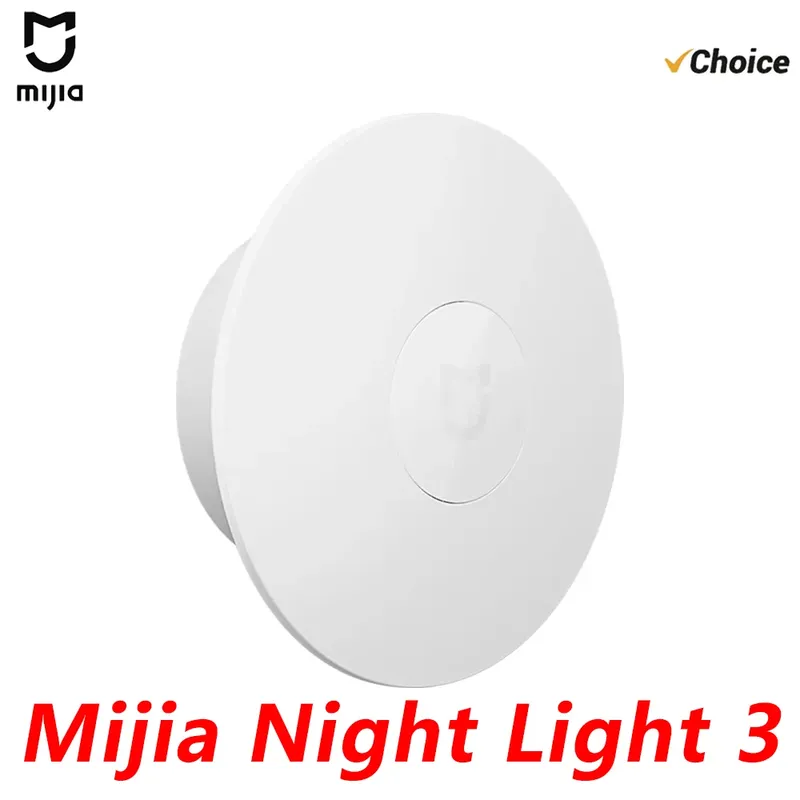 Original Neues MIJIA Nachtlicht 3 Einstellbare Helligkeit Infrarot-Smart-Bewegungssensor Magnetische Basis für Smart Home Life