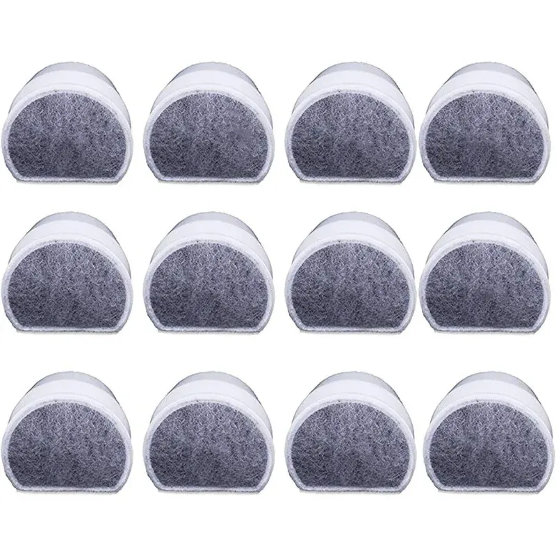 8er-Pack Ersatz-Holzkohlefilter, kompatibel mit Avalon Pagoda PetSafe PAC19-14088 Drinkwell Pet Water Fountain