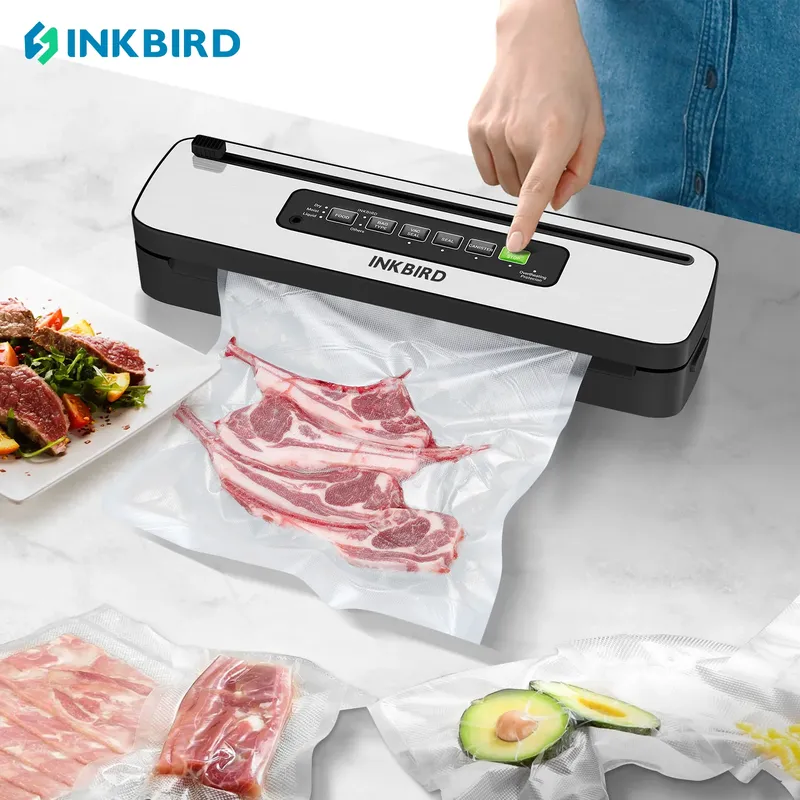 Inkbird INK-VS05 Home Vakuum ier maschine, trockene/feuchte/flüssige Lebensmittel typen mit Vac & Seal / Seal nur/Puls/Kanister-Modi