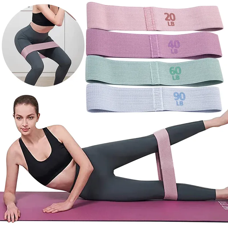 Widerstands bänder für Beine und Po Hüfte Glute Oberschenkel Beute Bänder elastische Trainings bänder Fitness streifen Schlaufen Yoga Fitness geräte