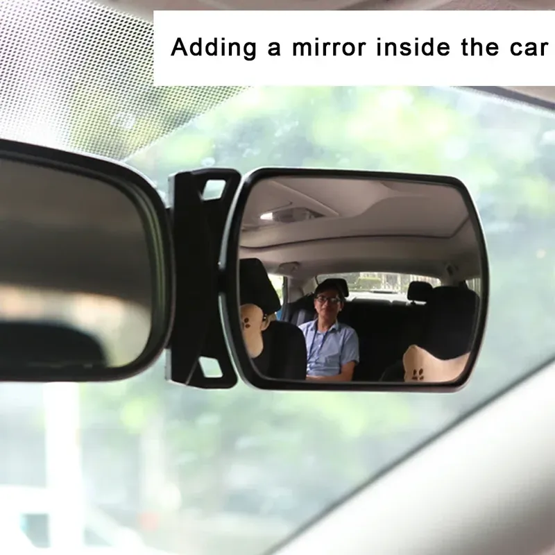 Auto Beobachtung Rücksitz Hilfs Spiegel Rotierenden Baby Auto Rück Baby Monitor Auto Sicherheit Ansicht Rücksitz Spiegel Auto Innen