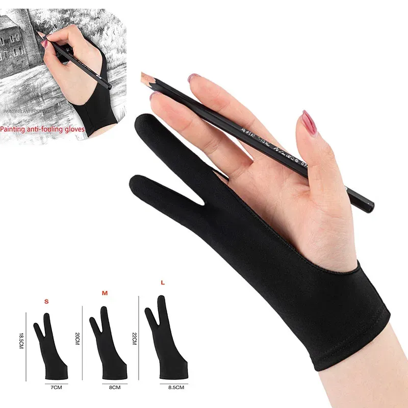 Tablet-Handschuhe, Zeichenhandschuhe, Zeichenhandschuh für die linke Hand, Farbe, digitaler Grafik-Tablet-Handschuh für Zeichenhandschuhe