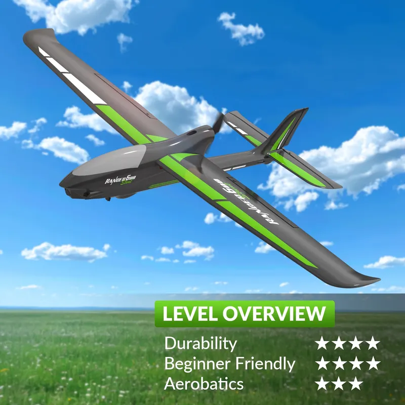 Volantexrc ranger600 rc flugzeug 2,4 ghz 4ch 600mm starr flügel rc flugzeug mit 6-achsen kreisel stabilisator ein schlüssel aerobatic rtf fighter