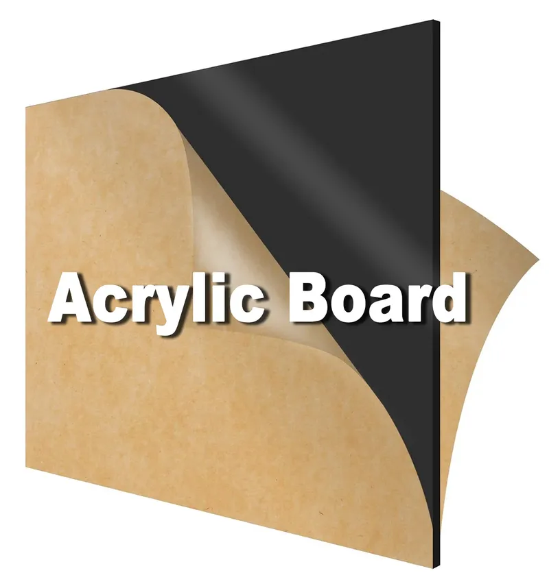 Acrylplatte, schwarzes Plexiglas für Lasergravierer, Gravur, leicht zu schneiden, DIY-Materialien, Kunststoffplatte, 200 x 200 x 2 mm