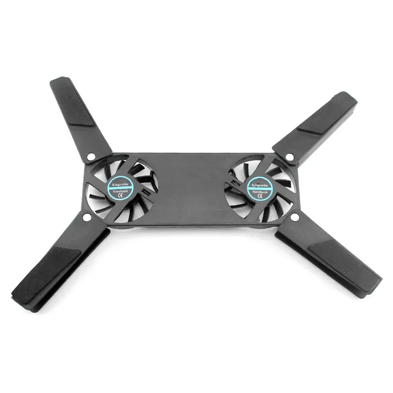USB-betriebenes faltbares Kühler pad mit doppelten 60-mm-Lüftern Laptopst änder Notebook-Kühl kissen für Notebook-Laptop-PC
