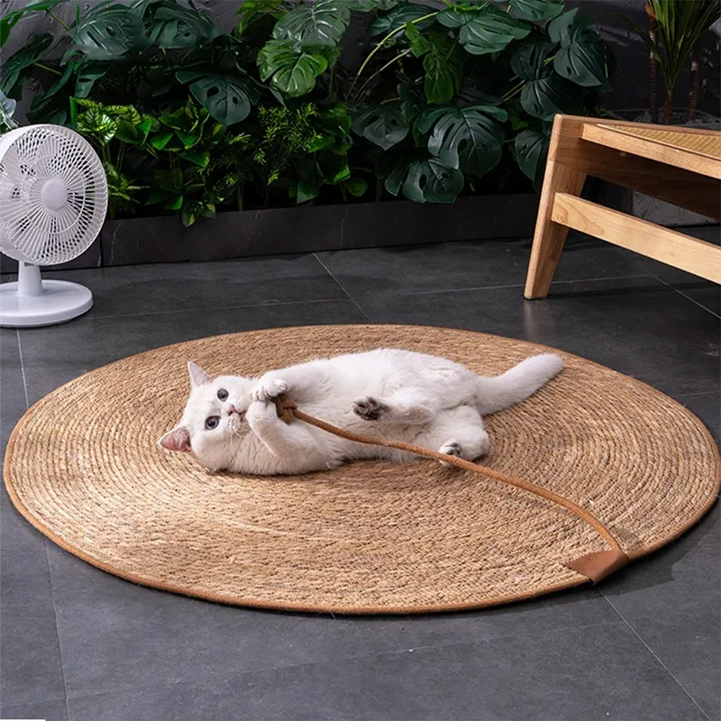 Katzenkratzer, Rattan-Matte, Brett, Katzenkratzer zum Schärfen von Nägeln, Schaber, Katzen, Baum, Katzenkratzbaum, Sofamatten, Möbelschutz