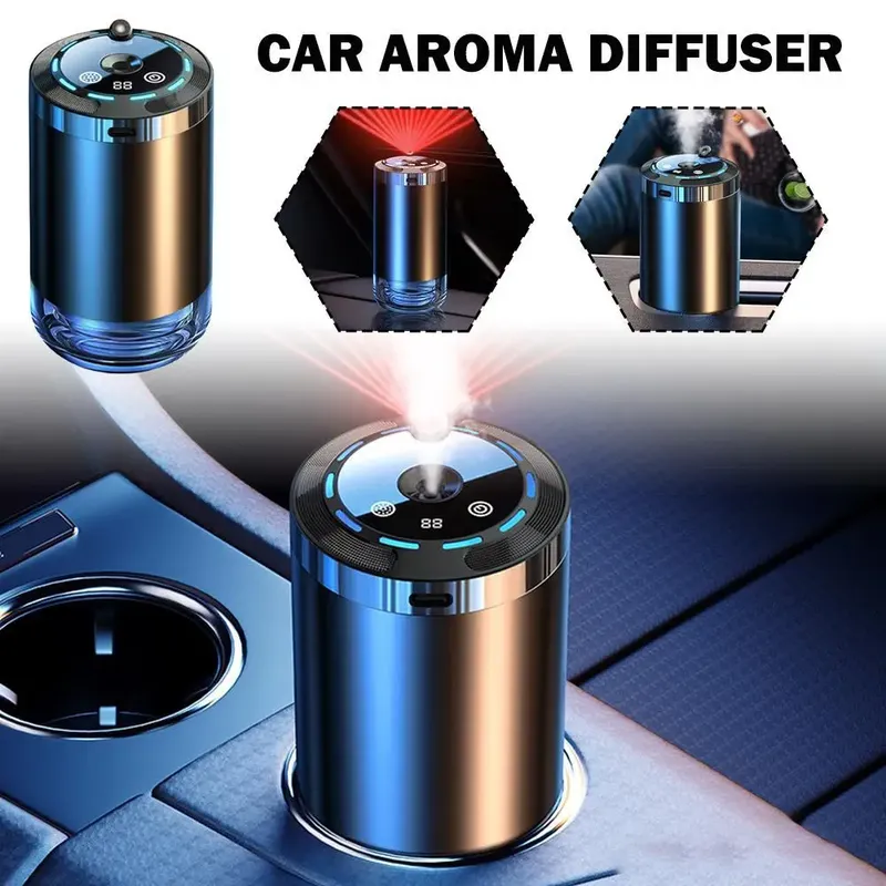 Auto Duft Luftbe feuchter 5 Modi Duft Luft Auto Geruchs entferner langlebige Universal Auto Diffusor mit Digital anzeige