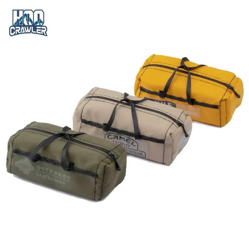 Simulierte Mini-Gepäck-Miniatur-Dekoration, Skala, Sport-Reisetasche für 1/10 RC Crawler-Zubehör