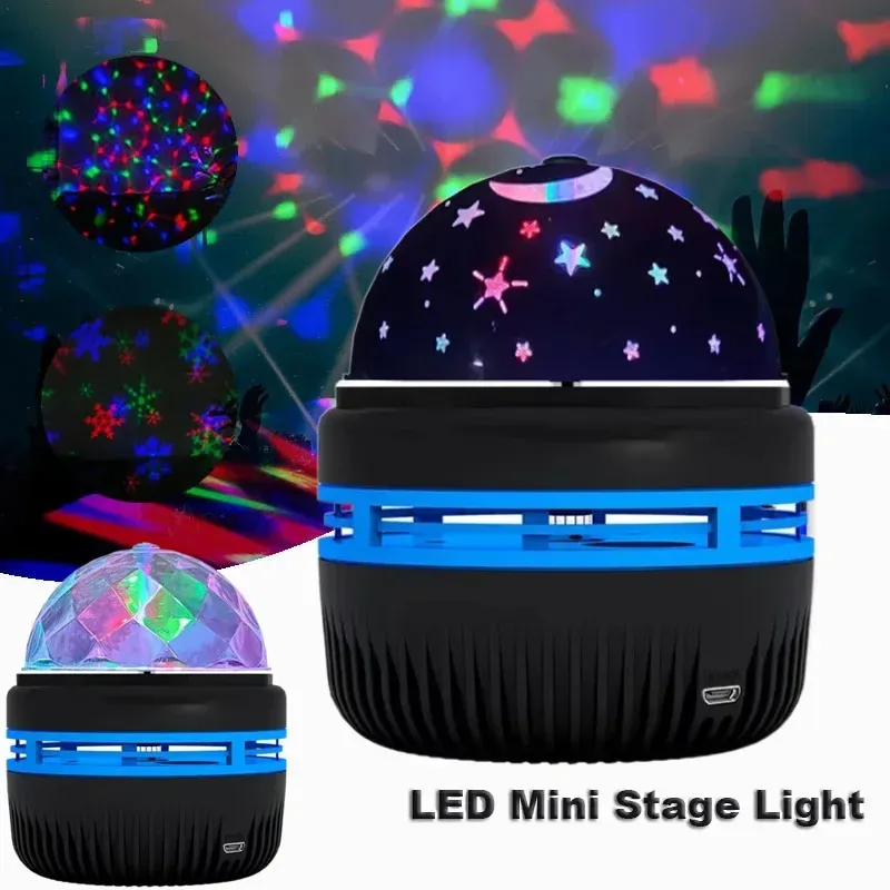 5V Star Galaxy Projektor Nachtlicht Himmel Bunte Anzeige für Weihnachtsdekorationen Gaming Zimmer USB Ambiente für Schlafzimmer Party